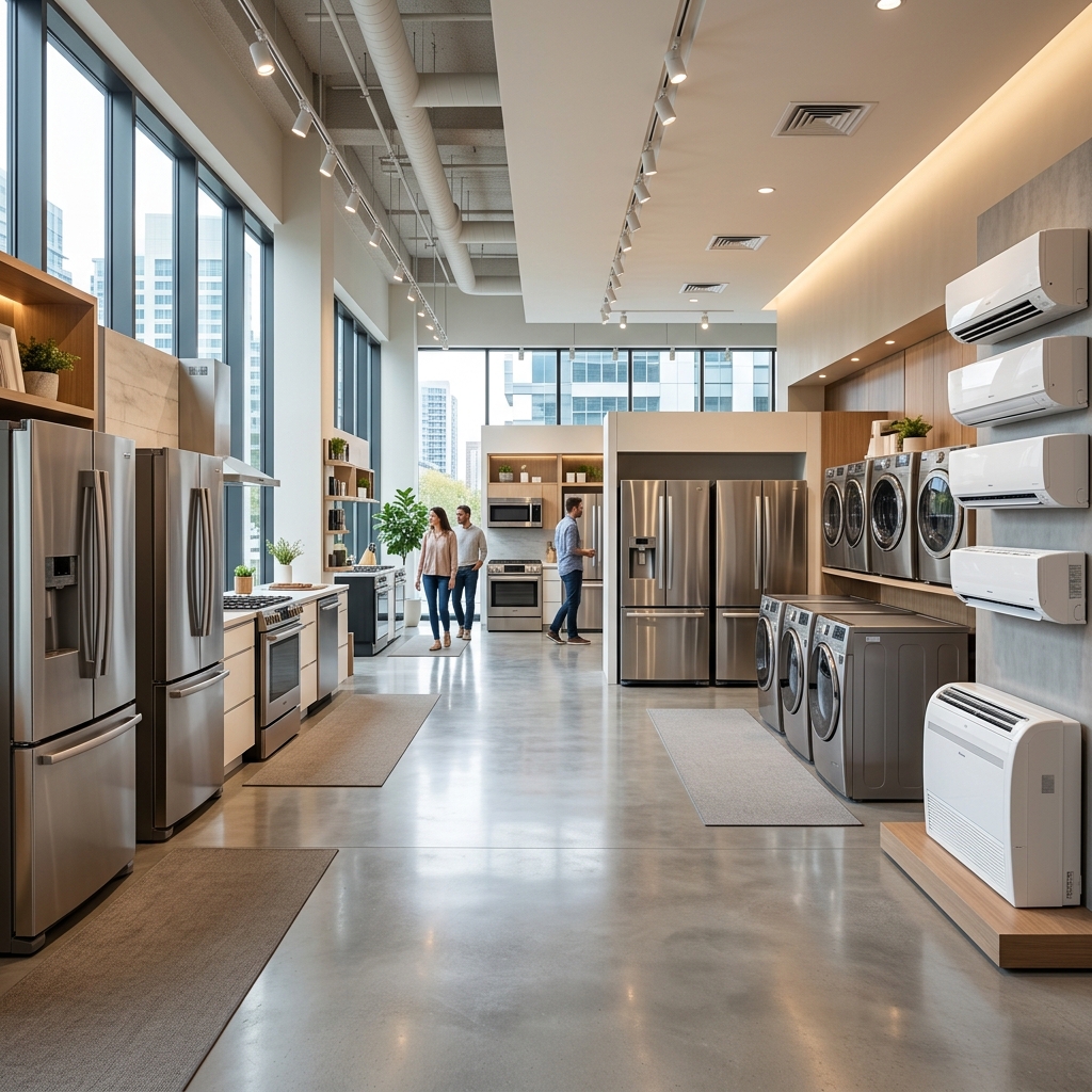 Showroom Moderno de Electrodomésticos Mompair